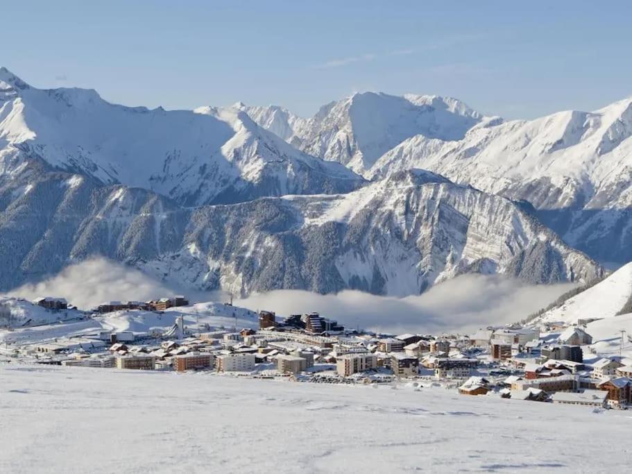 *Nouveau* Pied Des Pistes * Piscine Ext. Chauffee* Alpe d'Huez Exteriör bild